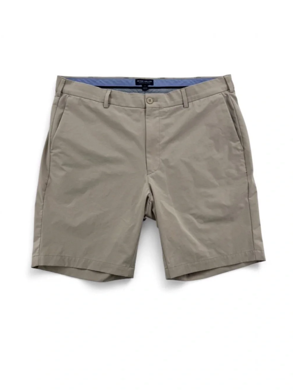 Men’s Peter Miller Crown Crafted Surge Performance Shorts Taupe Size 36 - Picture 1 of 7